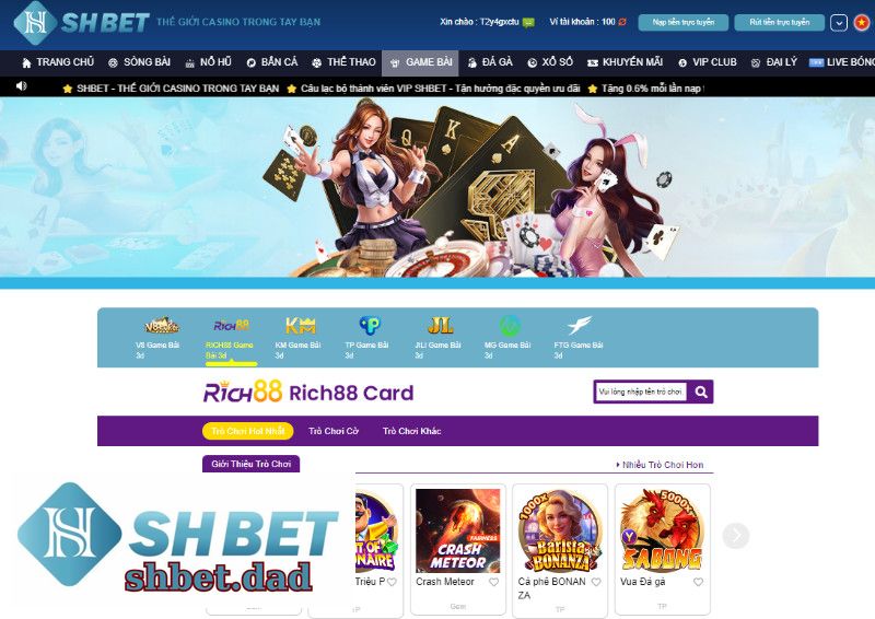 Game Bài Shbet