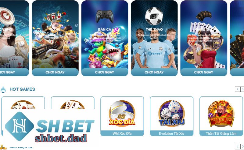 SHBET mang đến không gian giải trí vô cùng phong phú